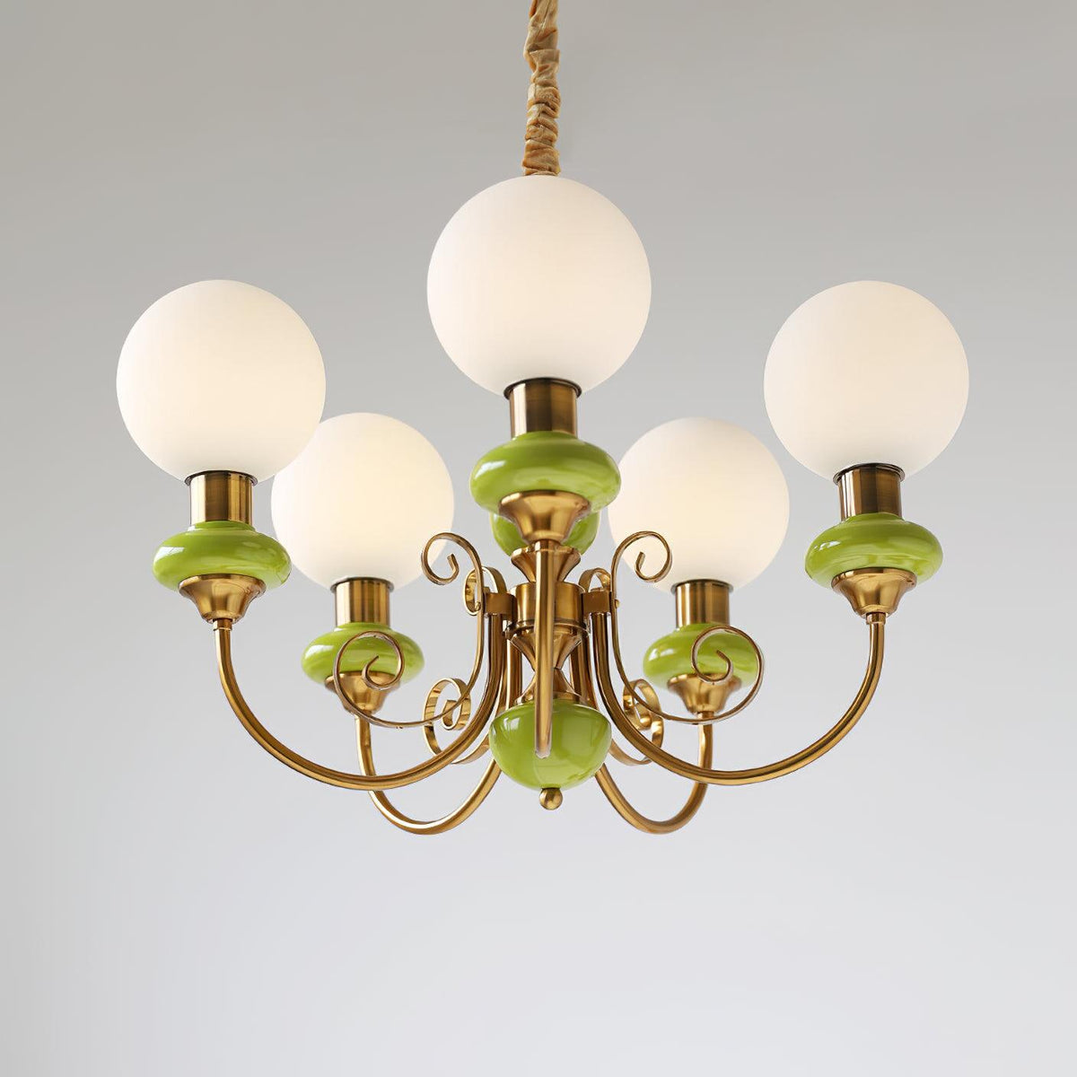 Xyndora Glass Chandelier-Moonnatur