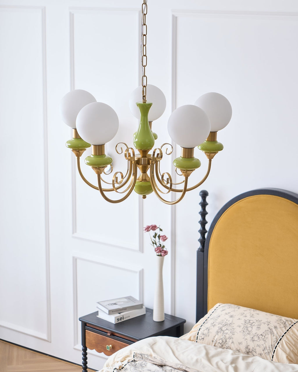 Xyndora Glass Chandelier-Moonnatur