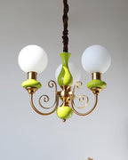 Xyndora Glass Chandelier-Moonnatur