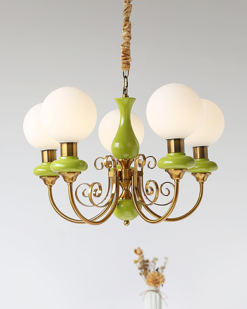 Xyndora Glass Chandelier-Moonnatur