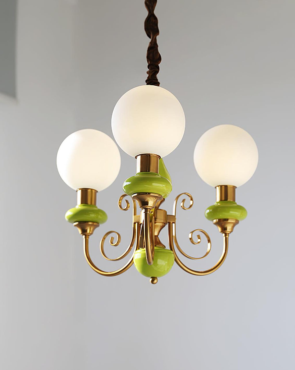 Xyndora Glass Chandelier-Moonnatur