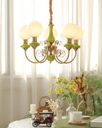 Xyndora Glass Chandelier-Moonnatur