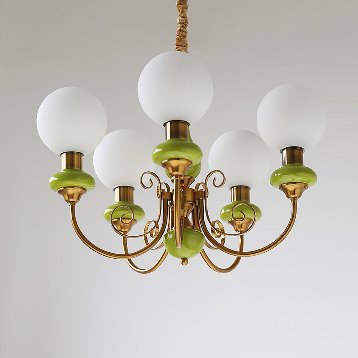 Xyndora Glass Chandelier-Moonnatur