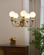 Xyndora Glass Chandelier-Moonnatur