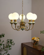 Xyndora Glass Chandelier-Moonnatur