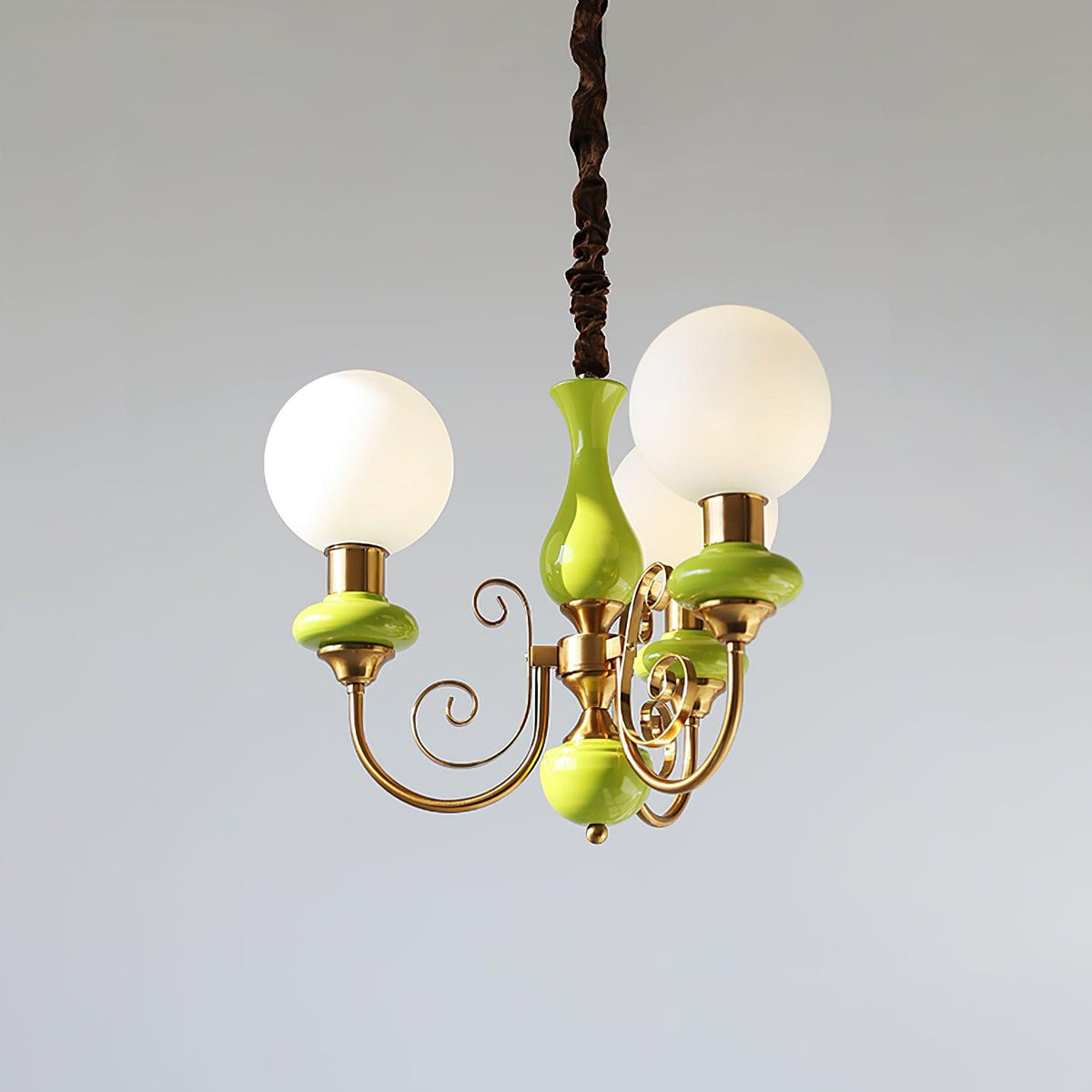 Xyndora Glass Chandelier-Moonnatur