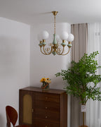 Xyndora Glass Chandelier-Moonnatur