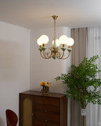Xyndora Glass Chandelier-Moonnatur