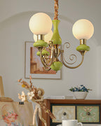 Xyndora Glass Chandelier-Moonnatur