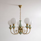 Xyndora Glass Chandelier-Moonnatur
