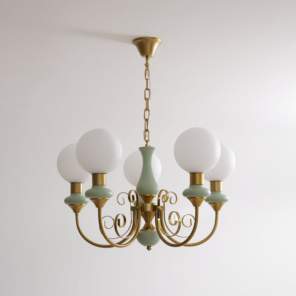 Xyndora Glass Chandelier-Moonnatur