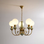 Xyndora Glass Chandelier-Moonnatur