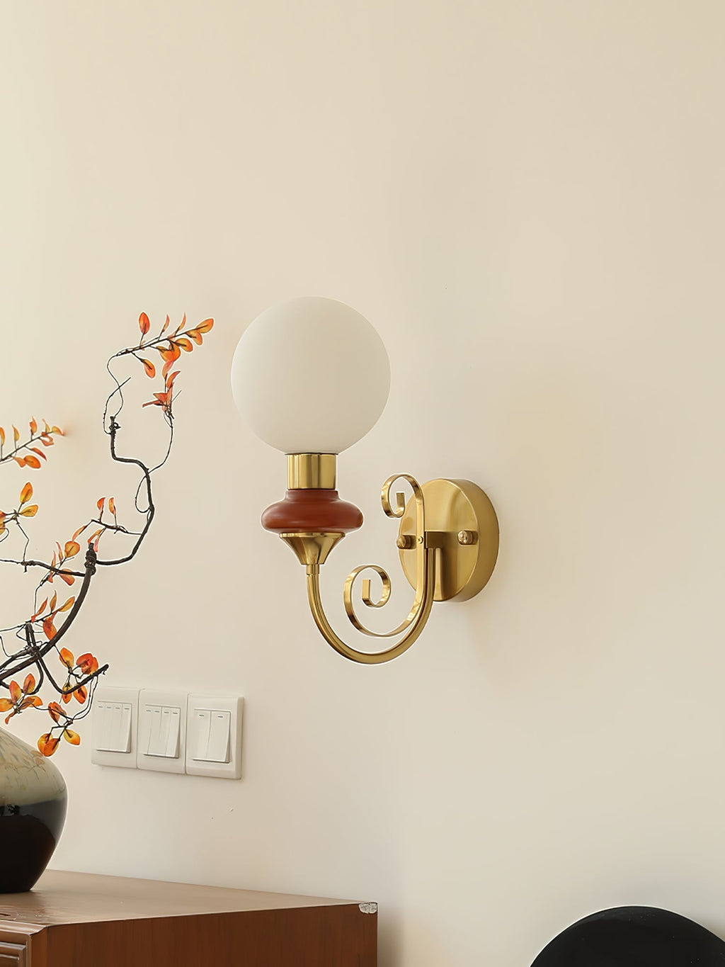 Westena Glass Wall Light-Moonnatur