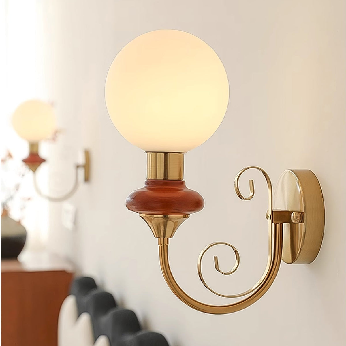 Westena Glass Wall Light-Moonnatur