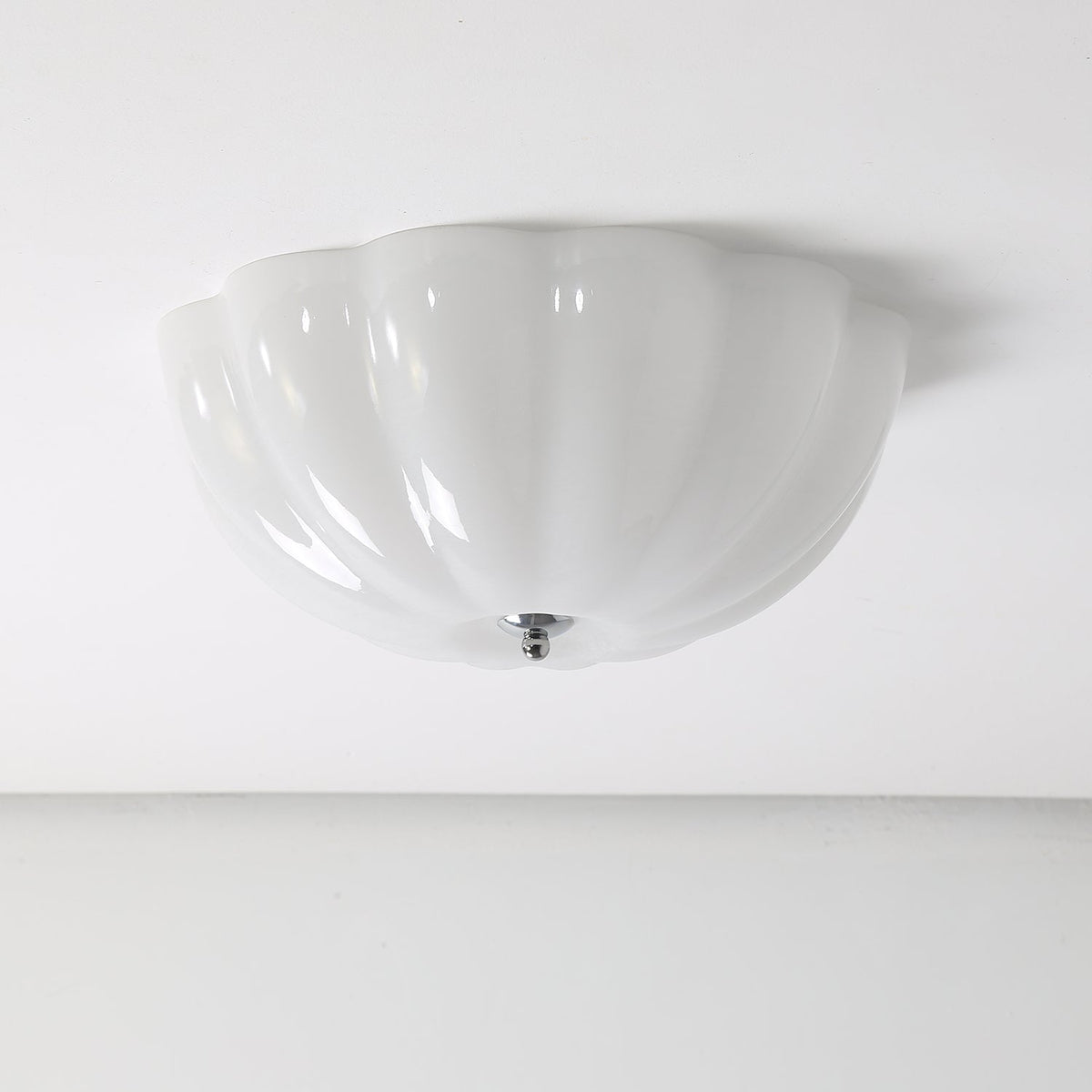 Solara Glass Ceiling Lamp-Moonnatur