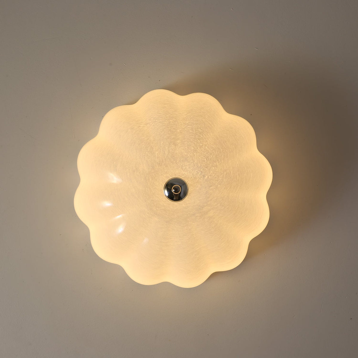 Solara Glass Ceiling Lamp-Moonnatur