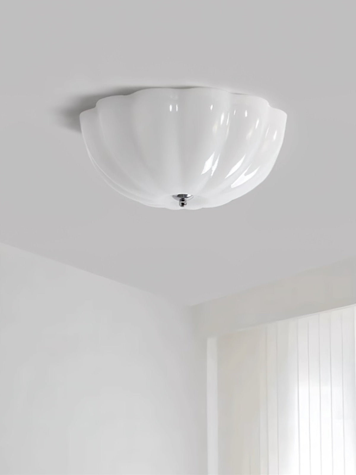Solara Glass Ceiling Lamp-Moonnatur