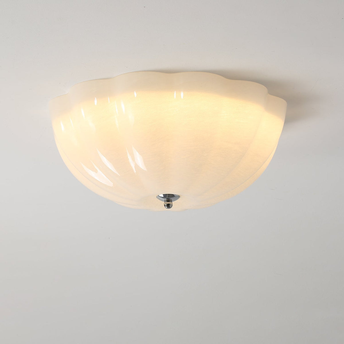 Solara Glass Ceiling Lamp-Moonnatur