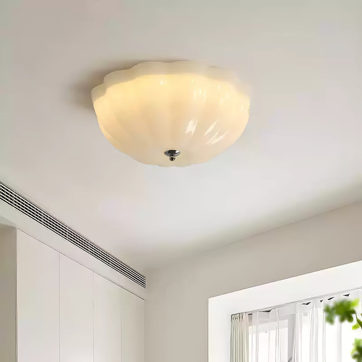 Solara Glass Ceiling Lamp-Moonnatur