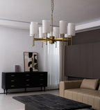 Telise Fabric Chandelier-Moonnatur