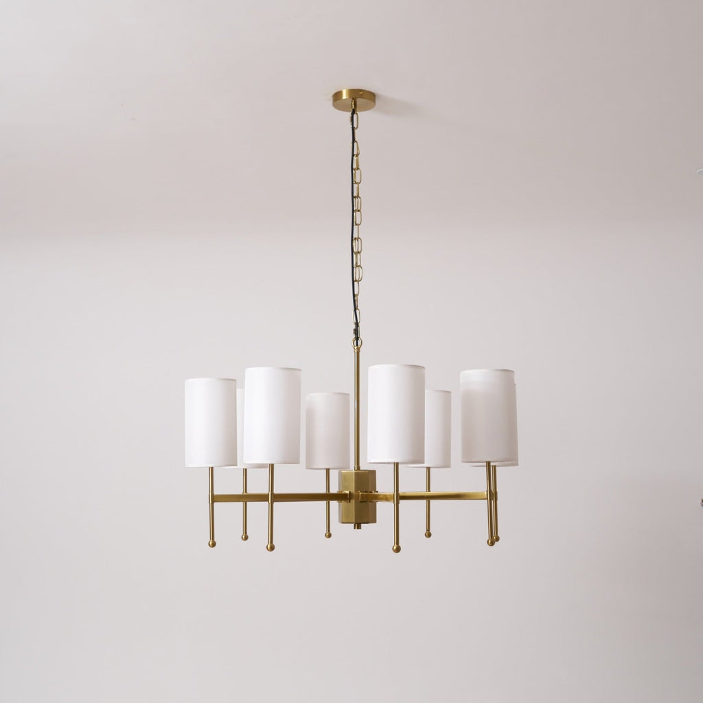 Telise Fabric Chandelier-Moonnatur