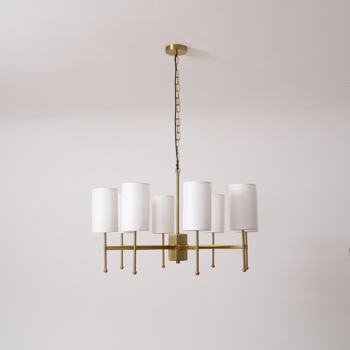 Telise Fabric Chandelier-Moonnatur