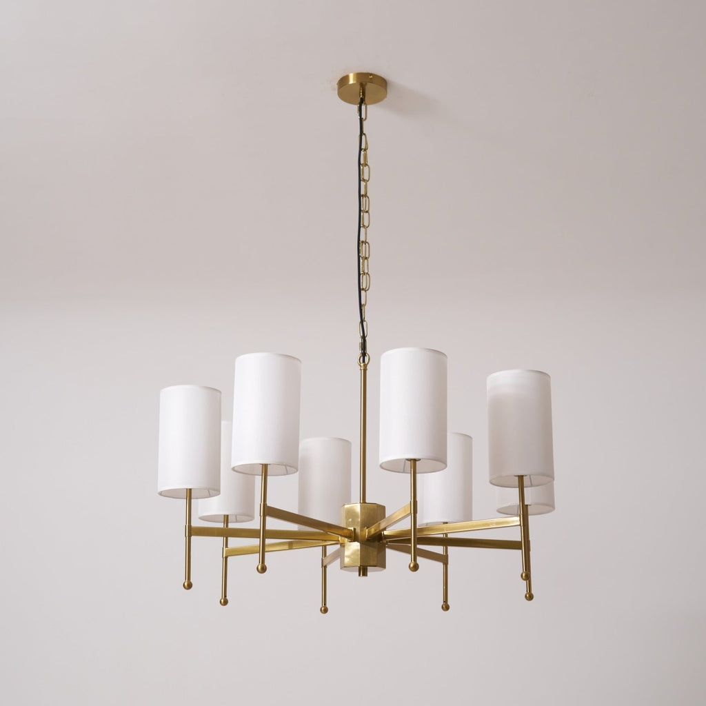 Telise Fabric Chandelier-Moonnatur