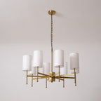 Telise Fabric Chandelier-Moonnatur