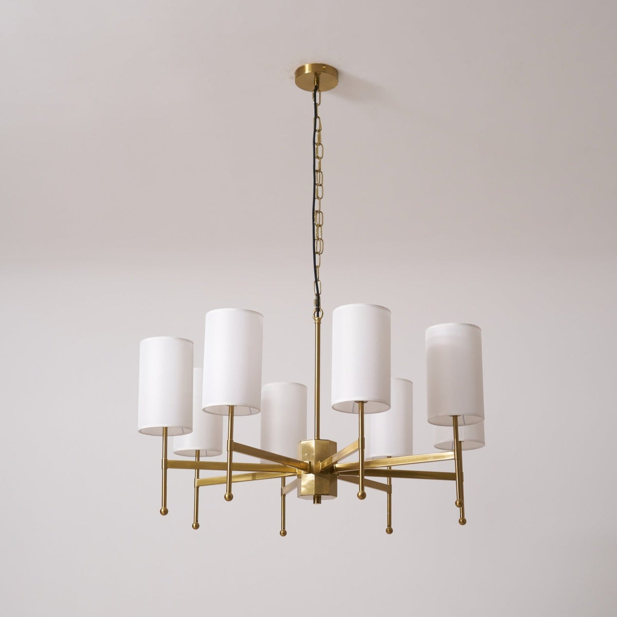 Telise Fabric Chandelier-Moonnatur