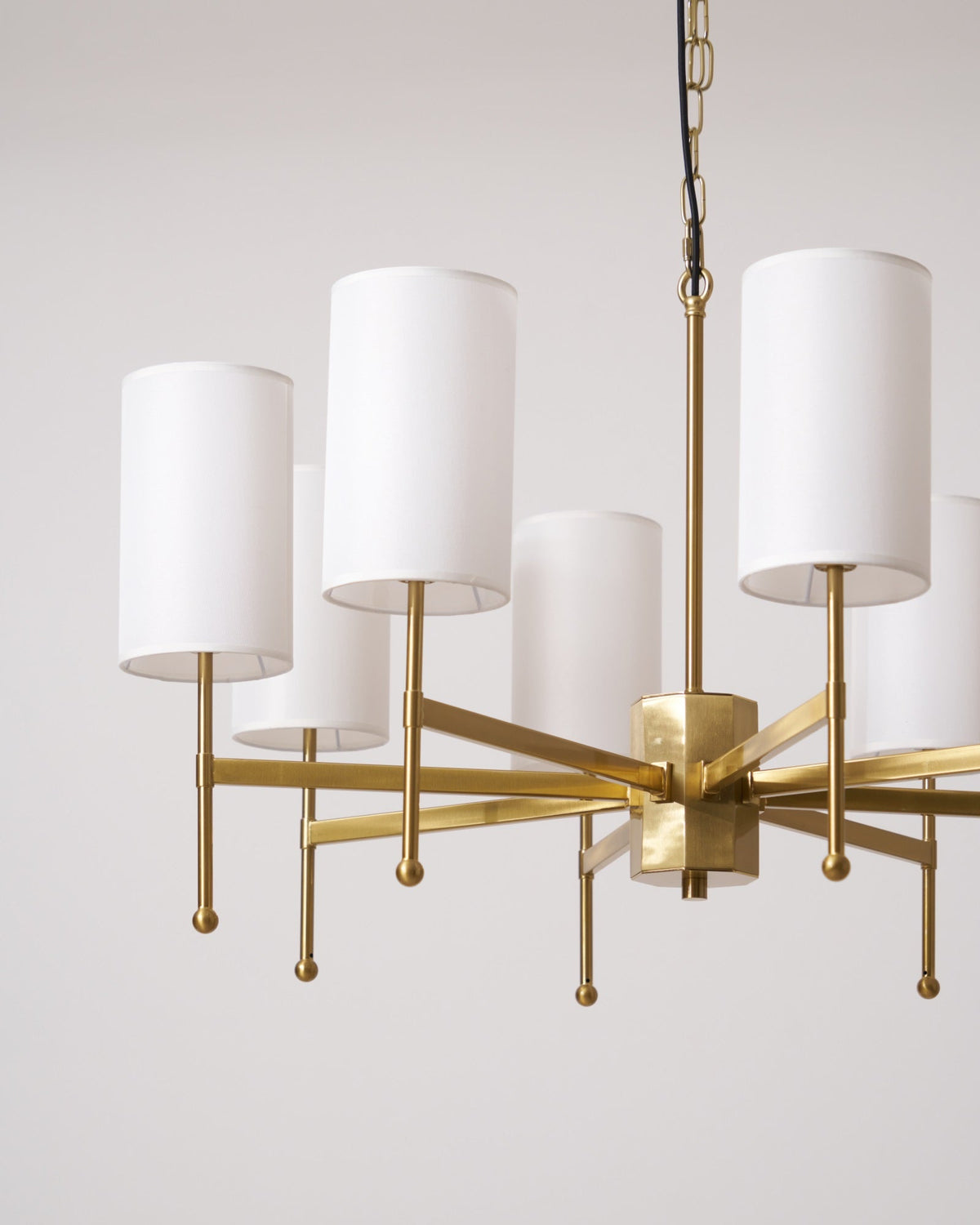 Telise Fabric Chandelier-Moonnatur