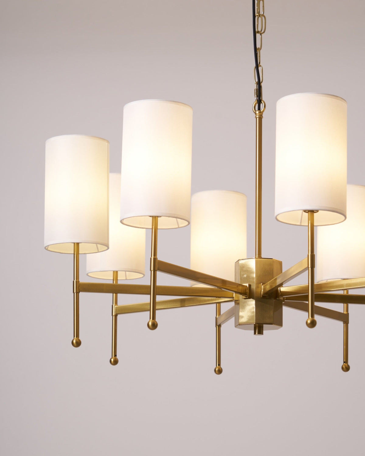 Telise Fabric Chandelier-Moonnatur