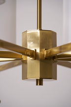 Telise Fabric Chandelier-Moonnatur