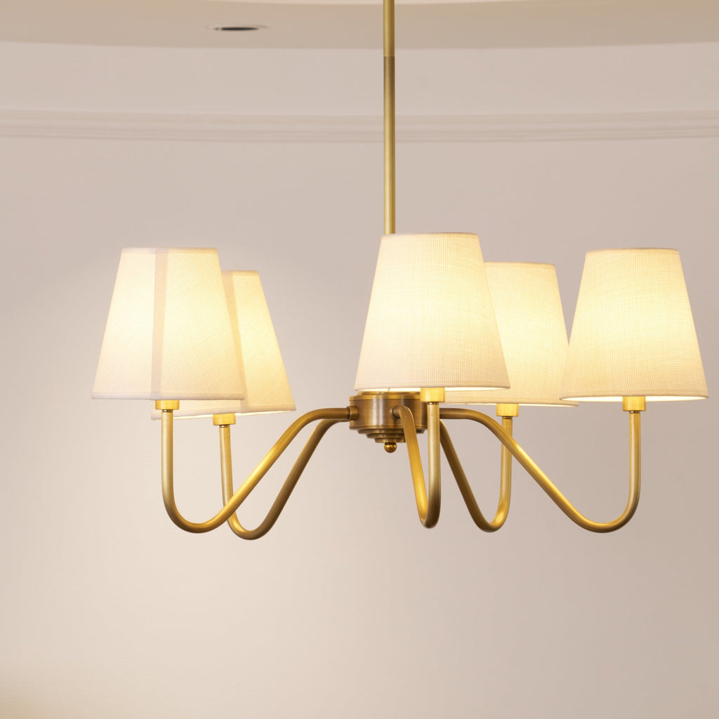 Tamora Fabric Chandelier-Moonnatur