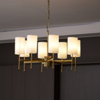 Telise Fabric Chandelier-Moonnatur