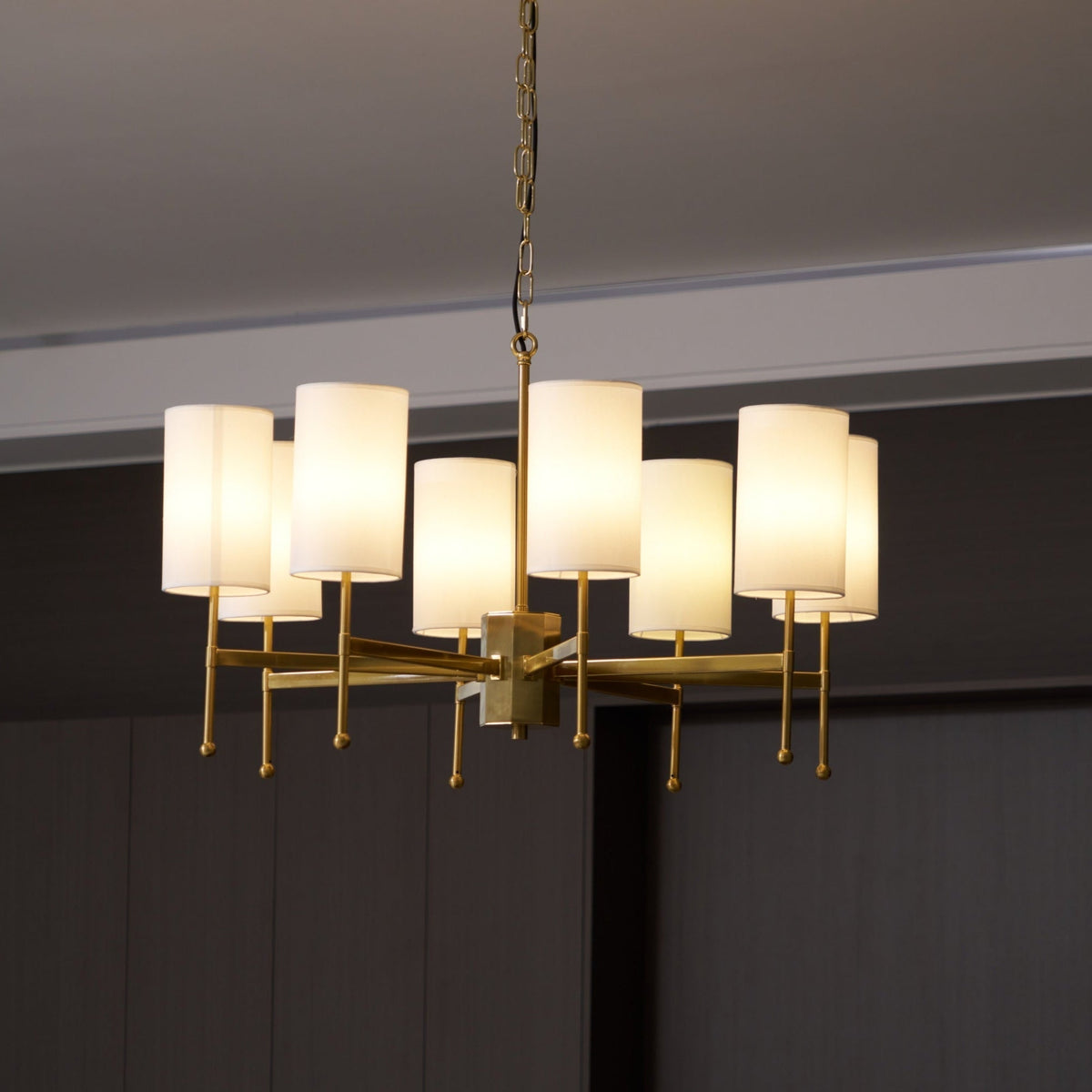 Telise Fabric Chandelier-Moonnatur