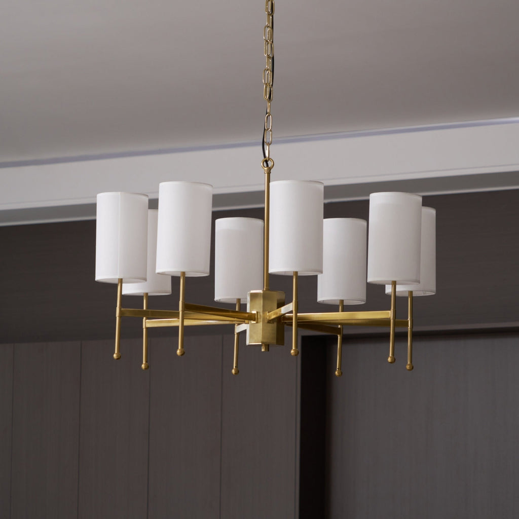 Telise Fabric Chandelier-Moonnatur