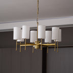 Telise Fabric Chandelier-Moonnatur