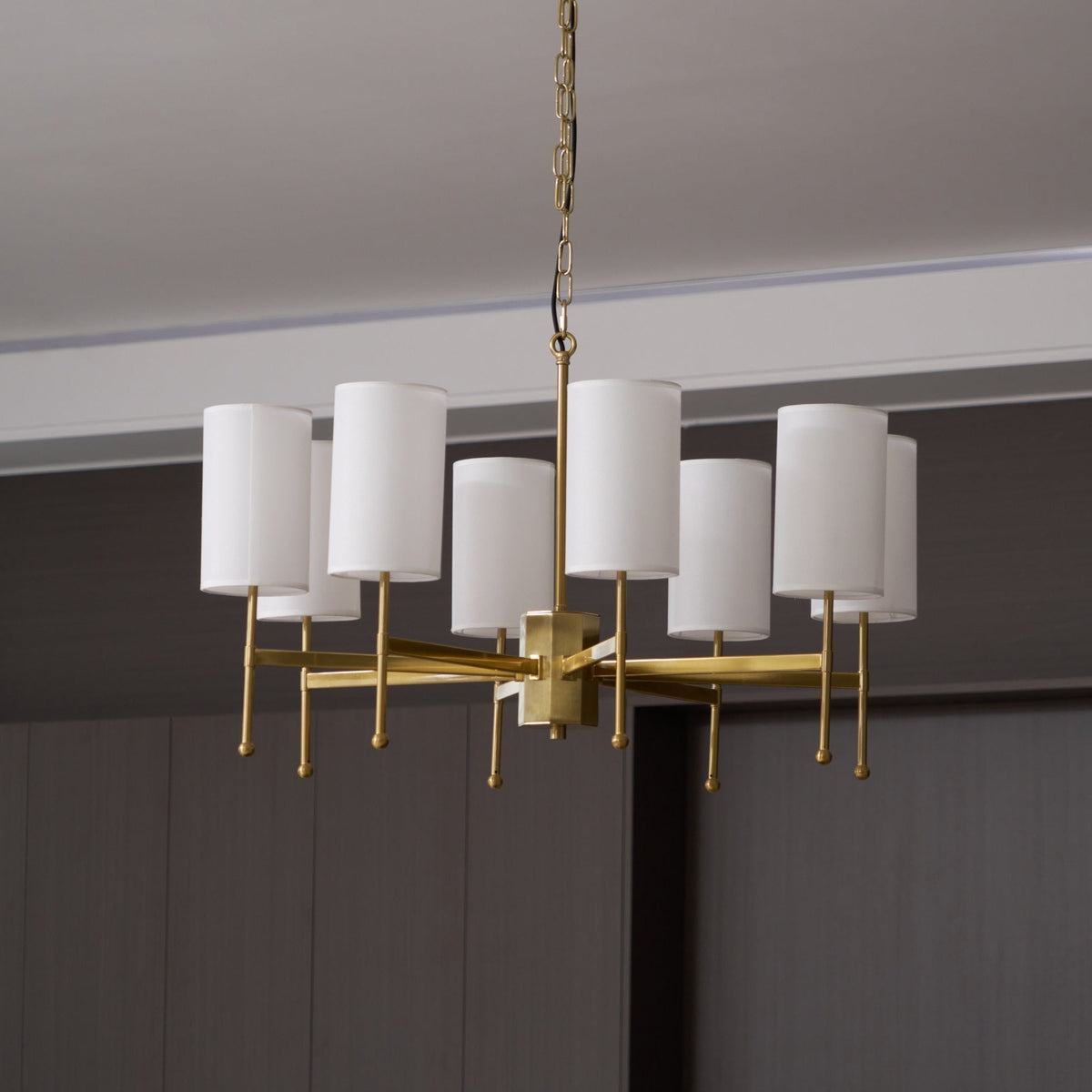 Telise Fabric Chandelier-Moonnatur