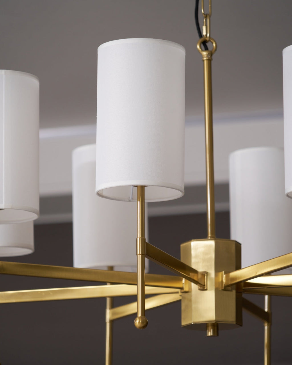 Telise Fabric Chandelier-Moonnatur