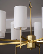 Telise Fabric Chandelier-Moonnatur