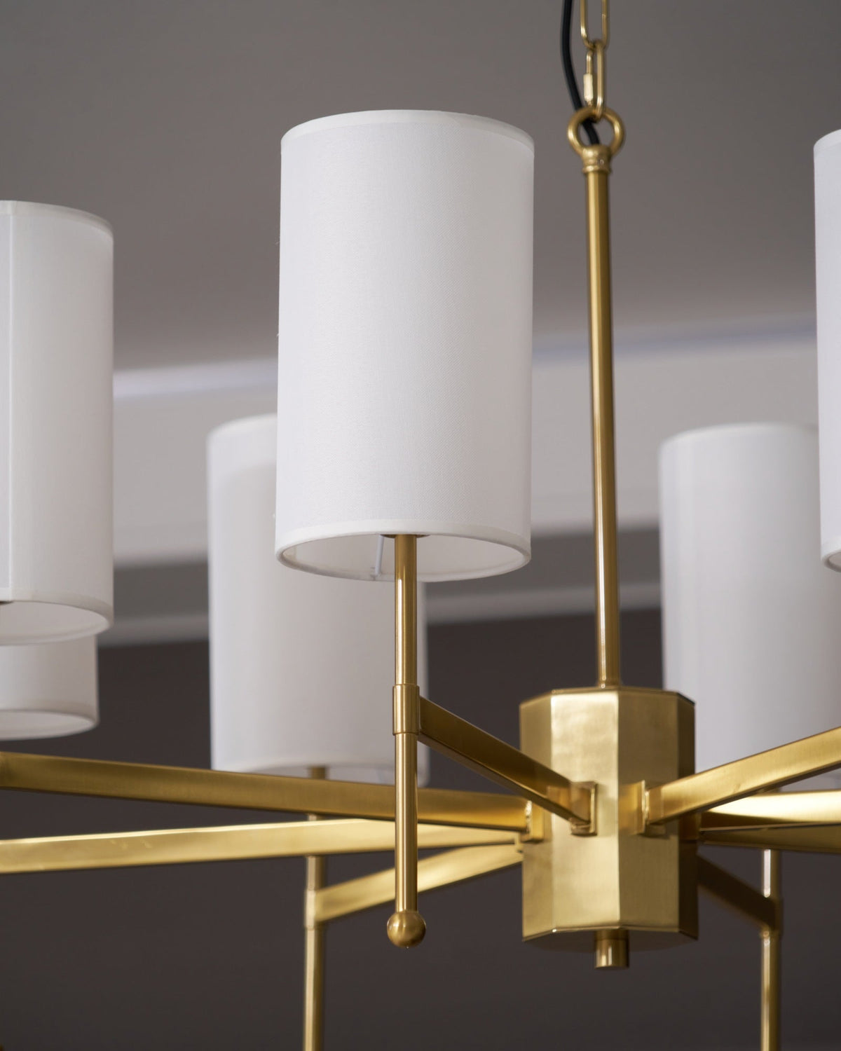 Telise Fabric Chandelier-Moonnatur