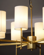 Telise Fabric Chandelier-Moonnatur