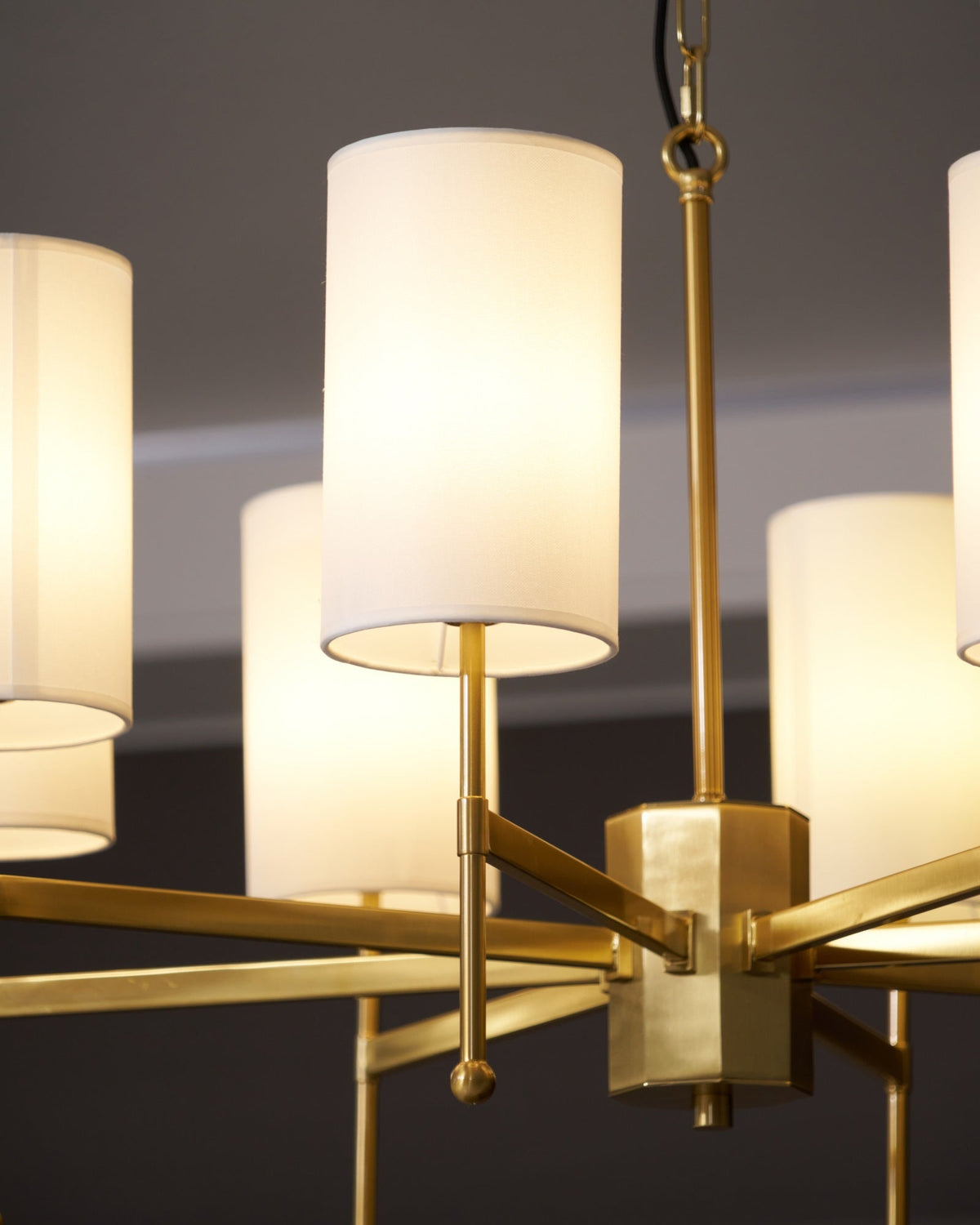 Telise Fabric Chandelier-Moonnatur