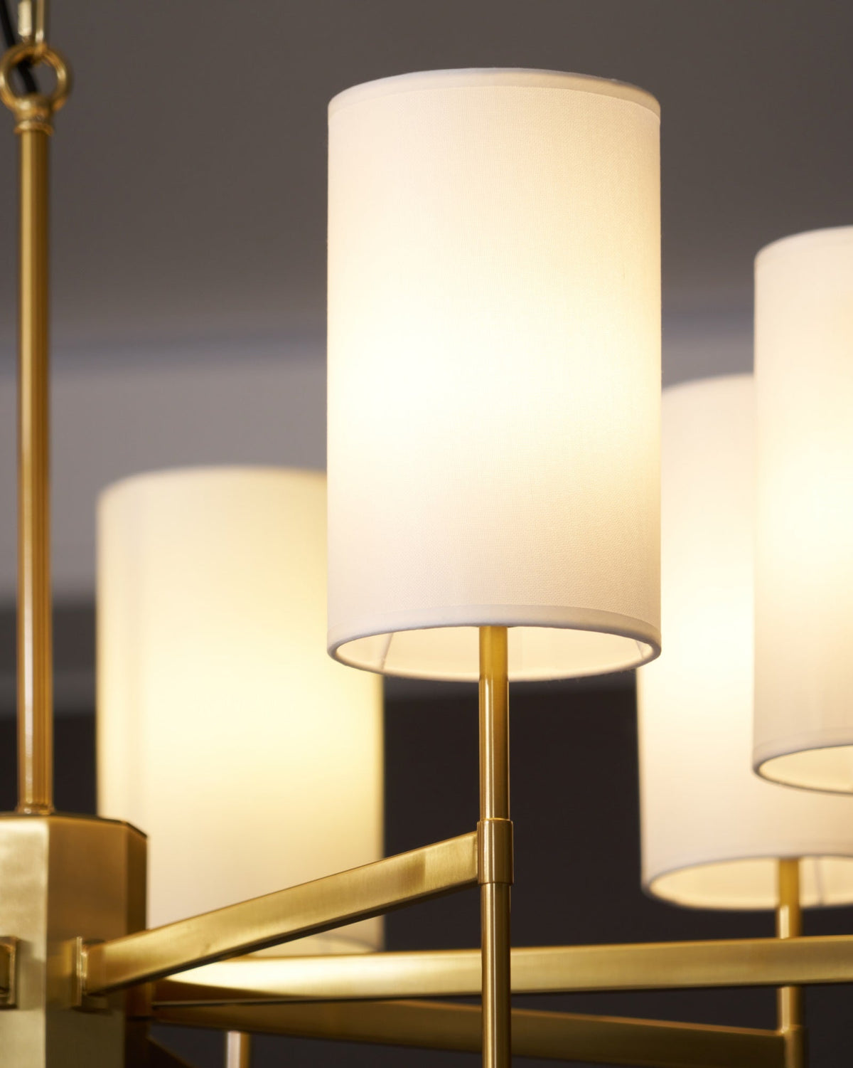 Telise Fabric Chandelier-Moonnatur