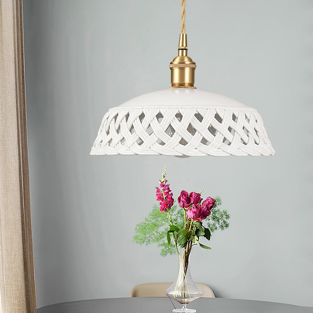 Rowenwyn Ceramic Pendant Light-Moonnatur