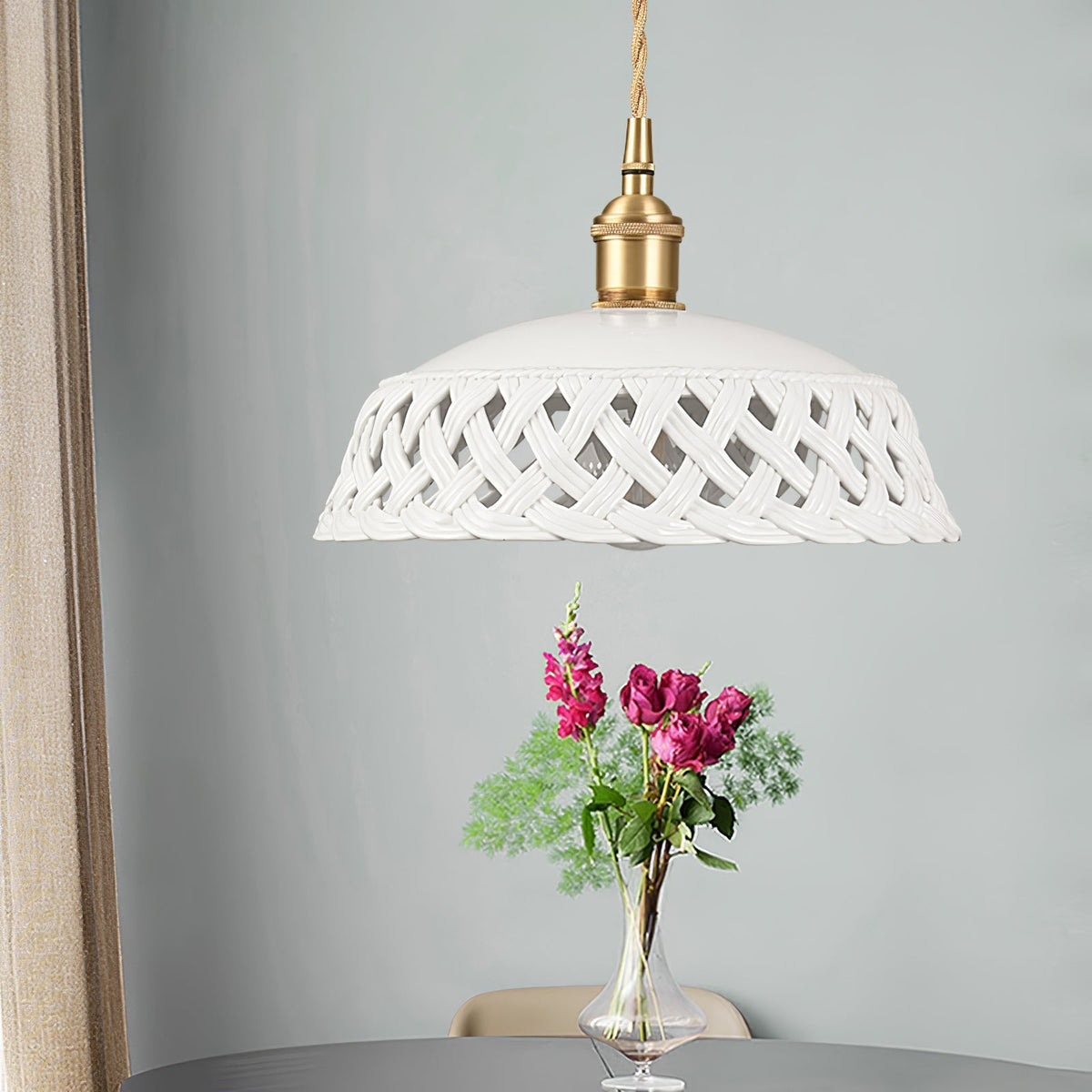 Rowenwyn Ceramic Pendant Light-Moonnatur