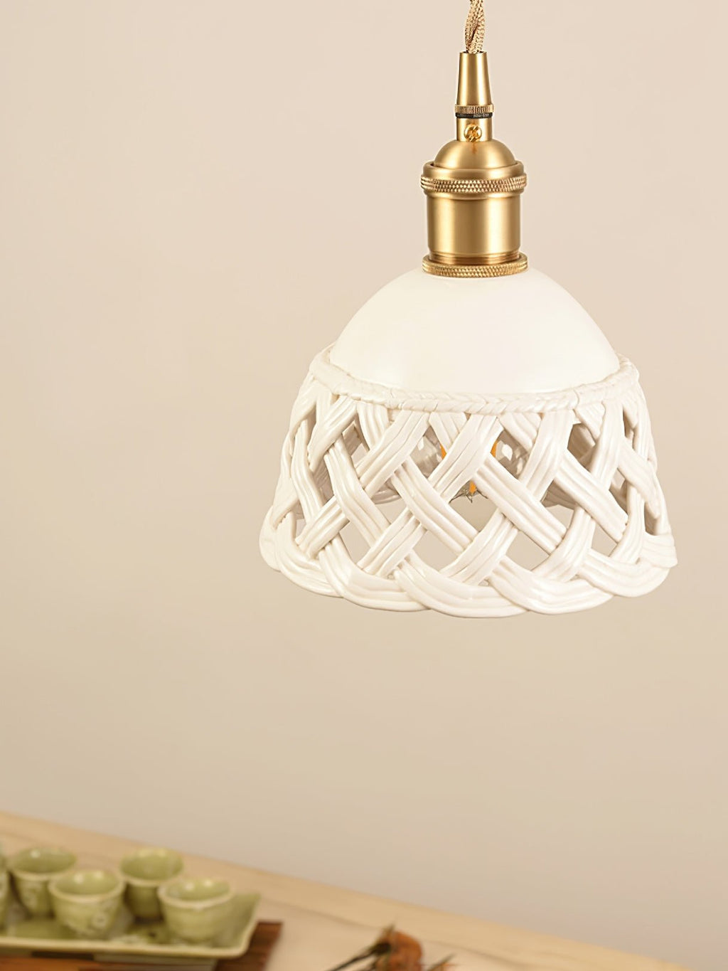 Rowenwyn Ceramic Pendant Light-Moonnatur