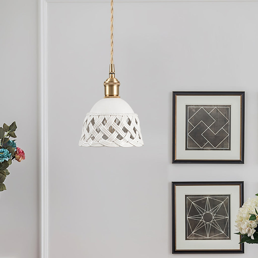 Rowenwyn Ceramic Pendant Light-Moonnatur