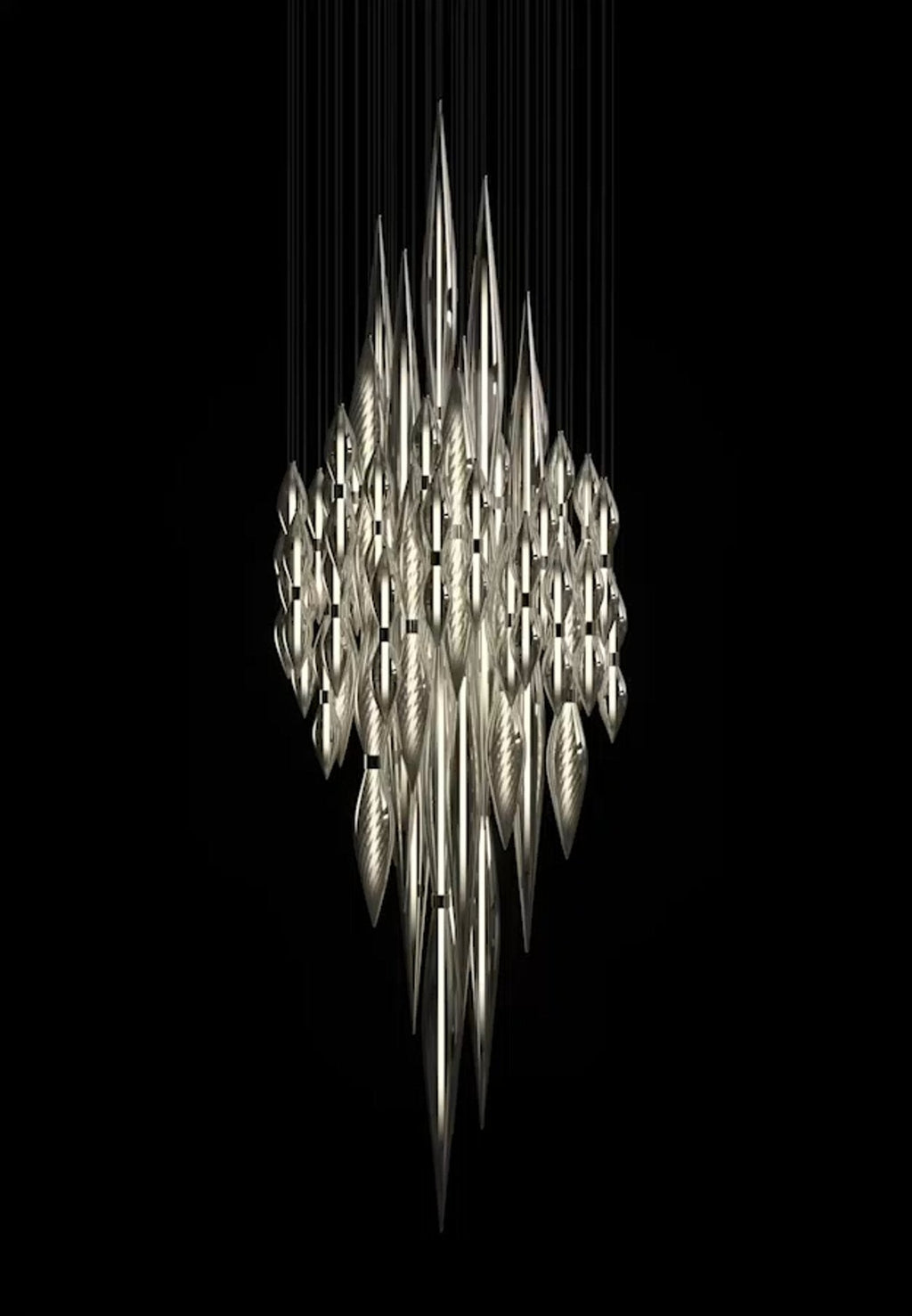 Uvelin Glass Chandelier-Moonnatur