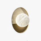 Ainsford Alabaster Wall Light-Moonnatur